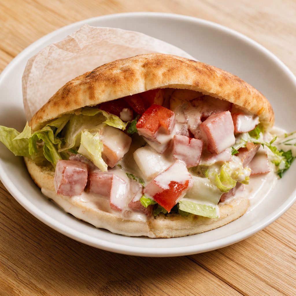 Chicken Kabob Pita.