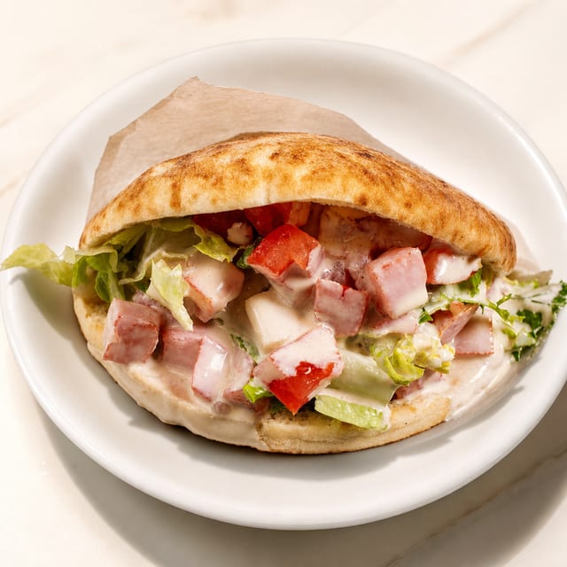 Beef Kabob Pita.