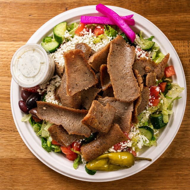 Large Gyro Salad.