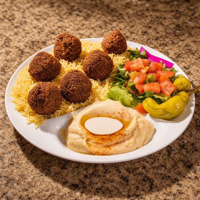Falafel Plate.