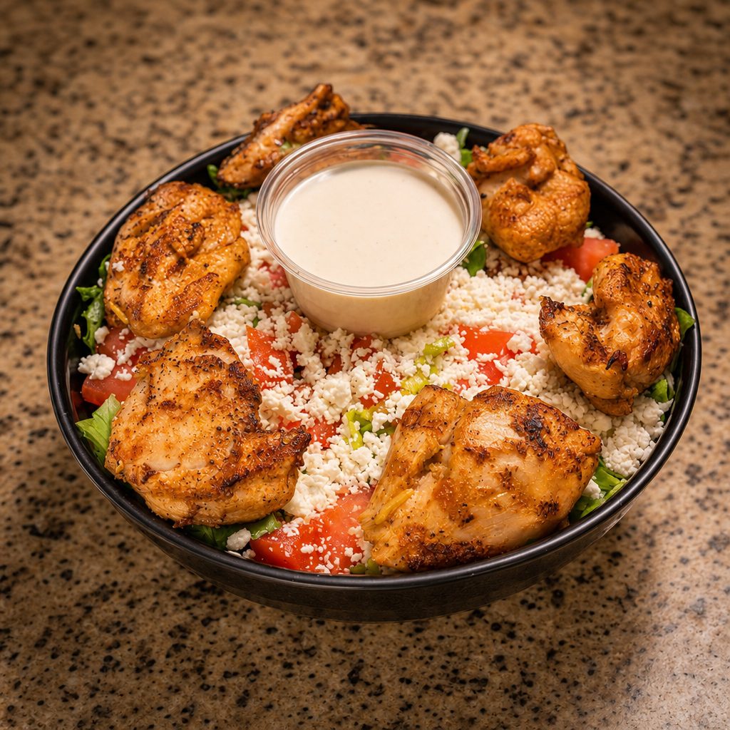 Large Chicken Kabob Bowl.