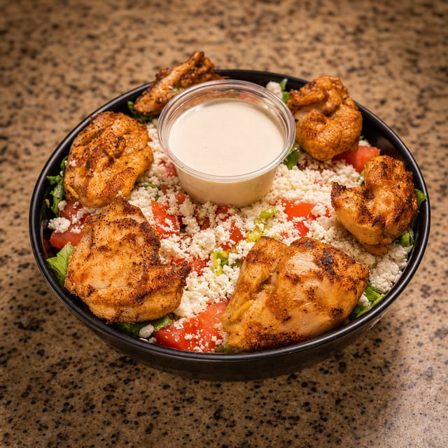 Large Chicken Kabob Bowl.
