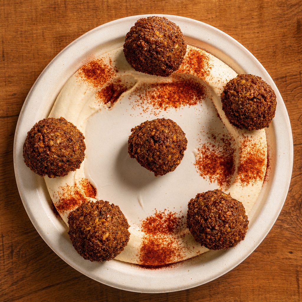 Hummus & Falafel.